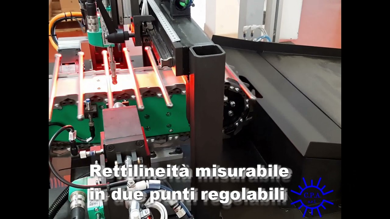 Macchina di controllo aste bilanceri