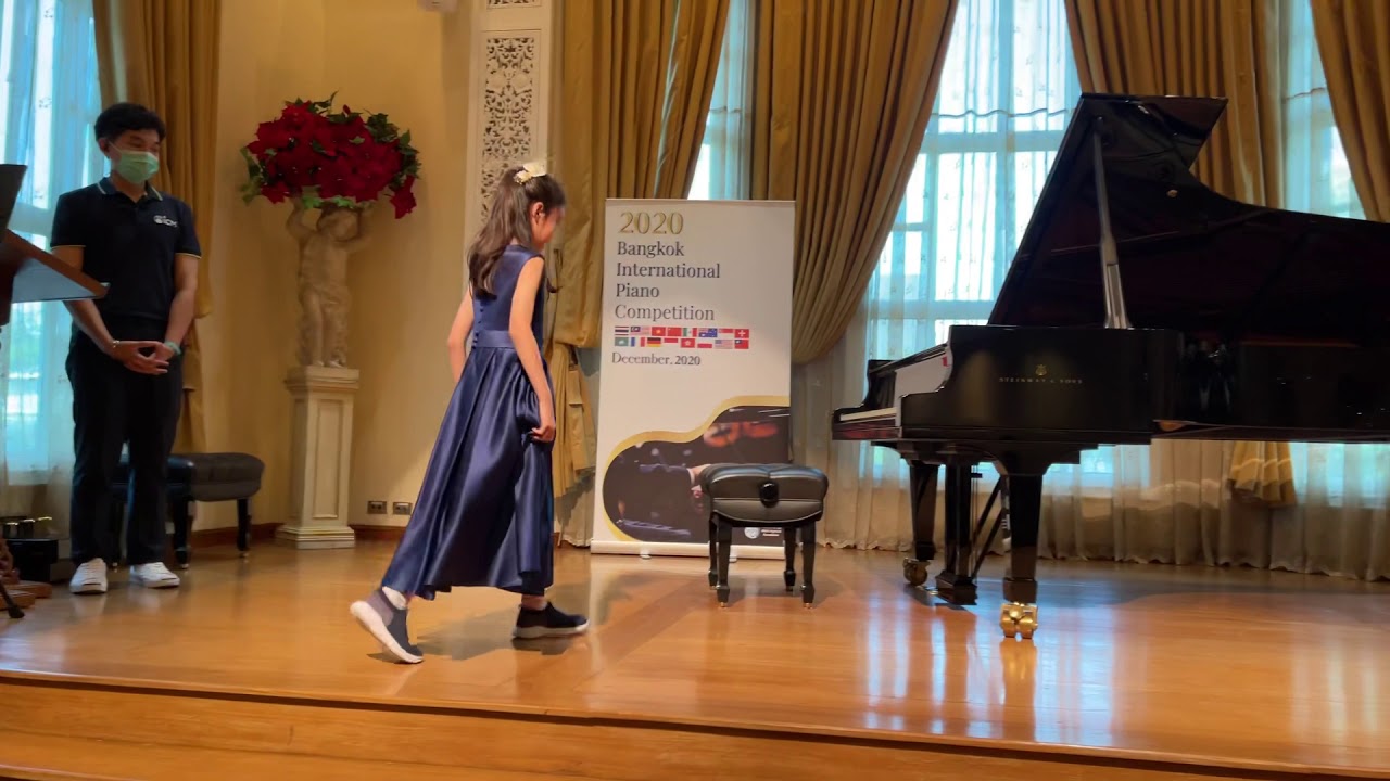 Sureen at the Bangkok International Piano Competition 2020