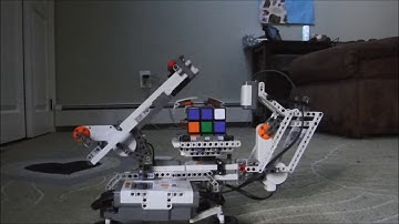 Mindcuber on LEGO Mindstorms NXT 2.0 Solves Rubik