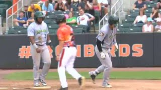 Vermonts Arruda Belts Two-Run Shot