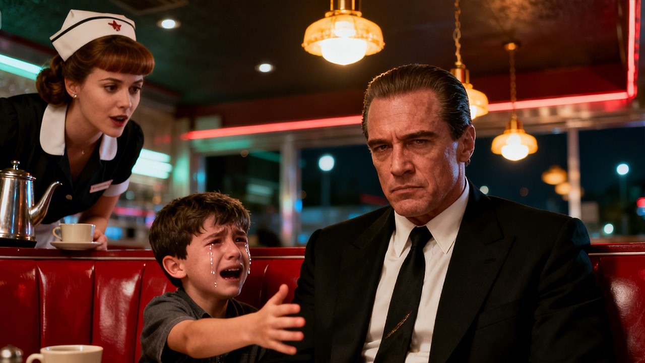 ALS SEIN SOHN WEINTE, BRACH DIE MASKE DES MAFIA-BOSSES — WEGEN EINER KELLNERIN