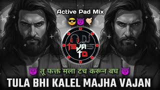 Tulabhi Kalel Maz Vajan Dj Song - तू फक्त मला टच करून बघ 😈 | Active Pad Mix | Dj Tejas TD