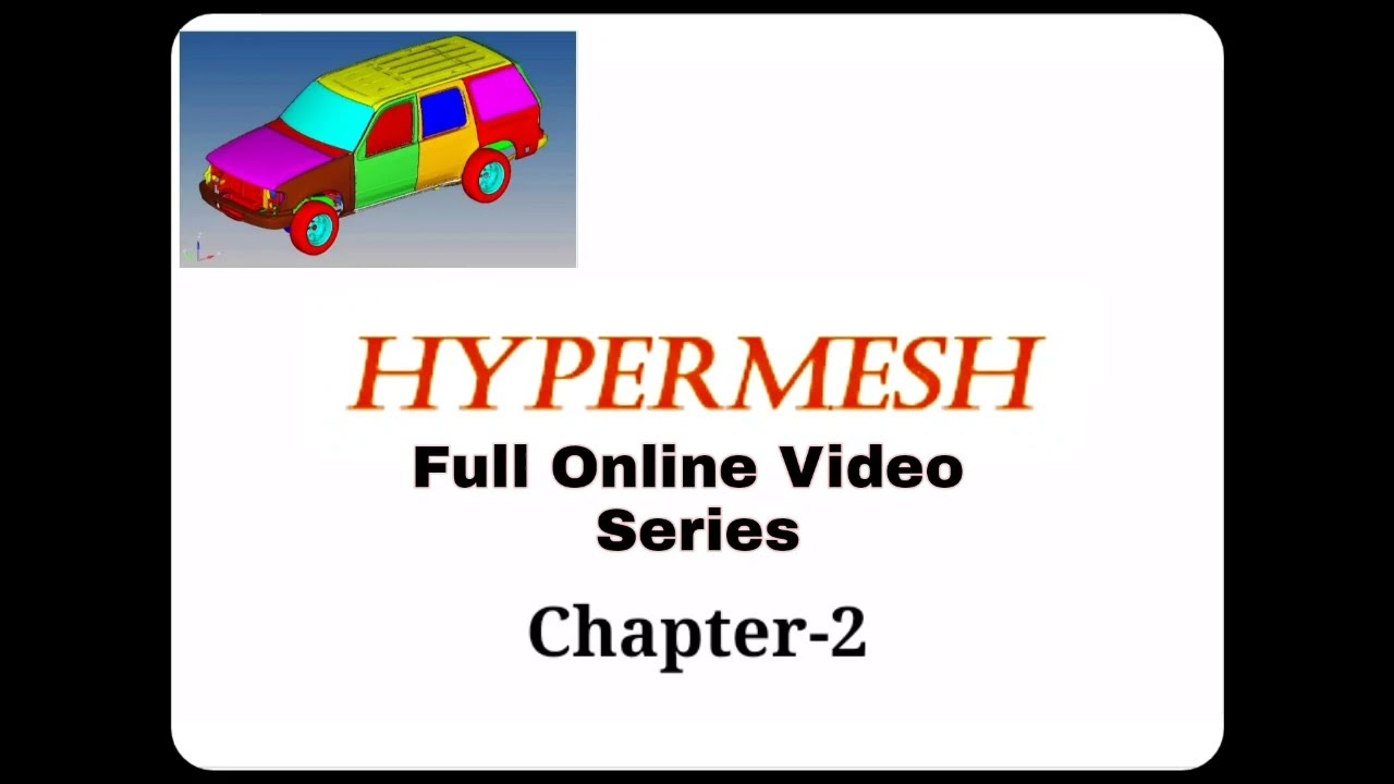 Hypermesh Full Online Video Series Chapter2 Surface Creation using