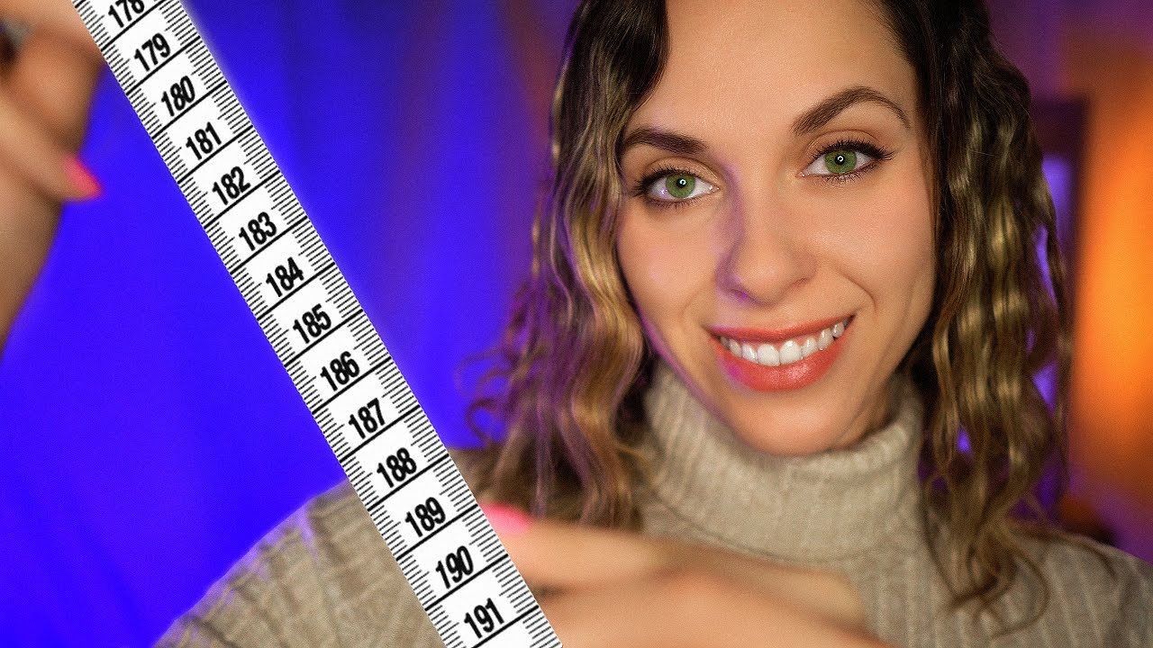 Asmr Measure ASMR Measuring Your Face & typing sounds for SLEEP, Personal Attention ...