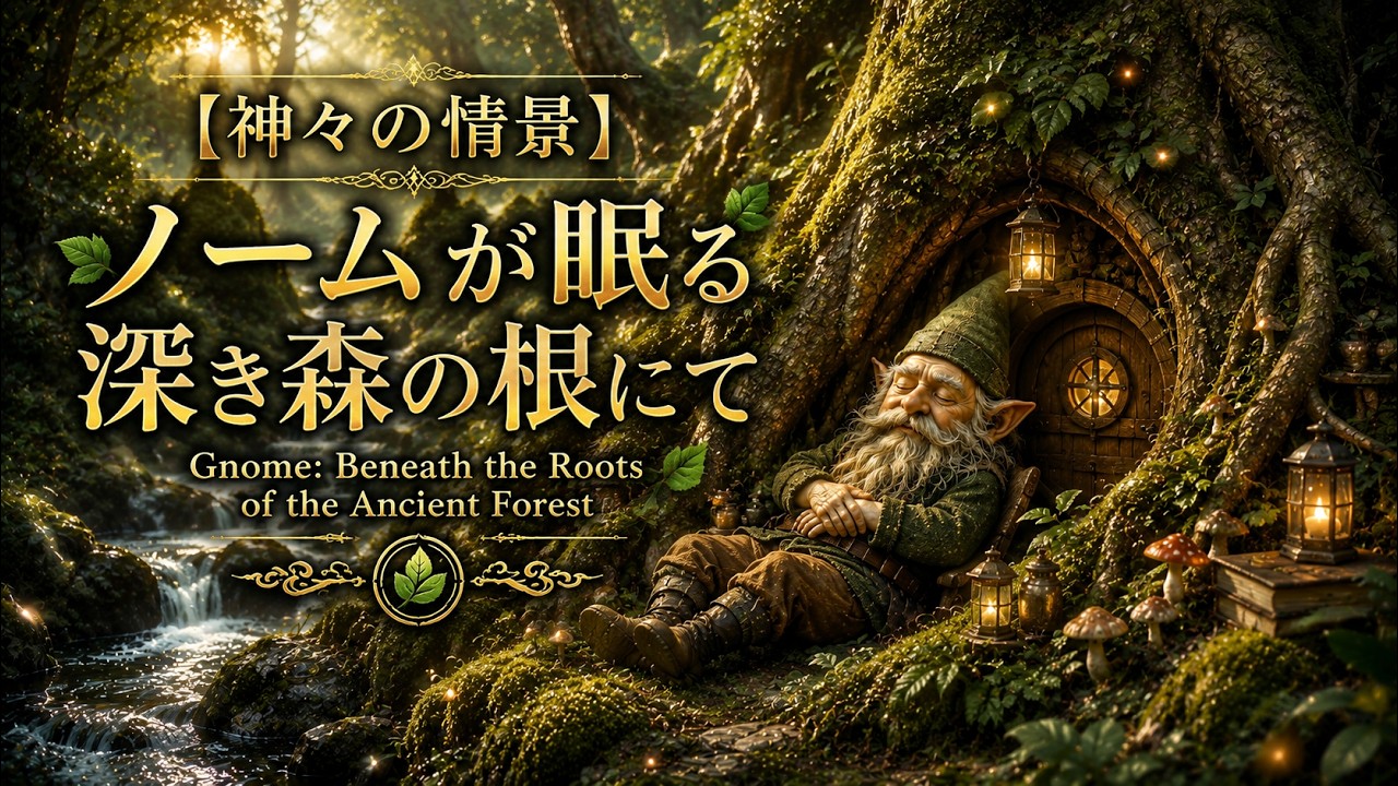 神々の情景】🌿 ノームが眠る深き森の根にて | Gnome: Beneath the