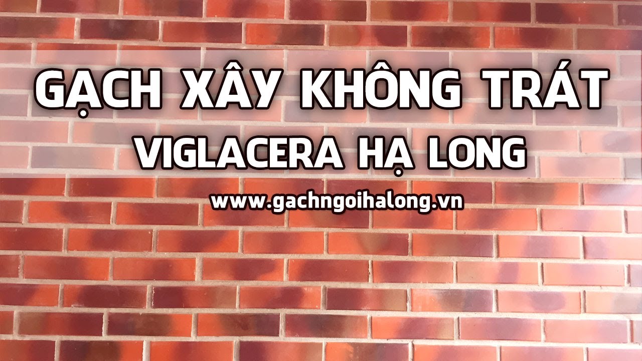 Gạch xây không trát Hạ Long | Gạch ngói Hạ Long |... - youtube