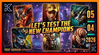 LET'S TEST THE ALL NEW CHAMPIONS  [TUЯ KruYseN] | Raid: Shadow Legends [TEST SERVER]