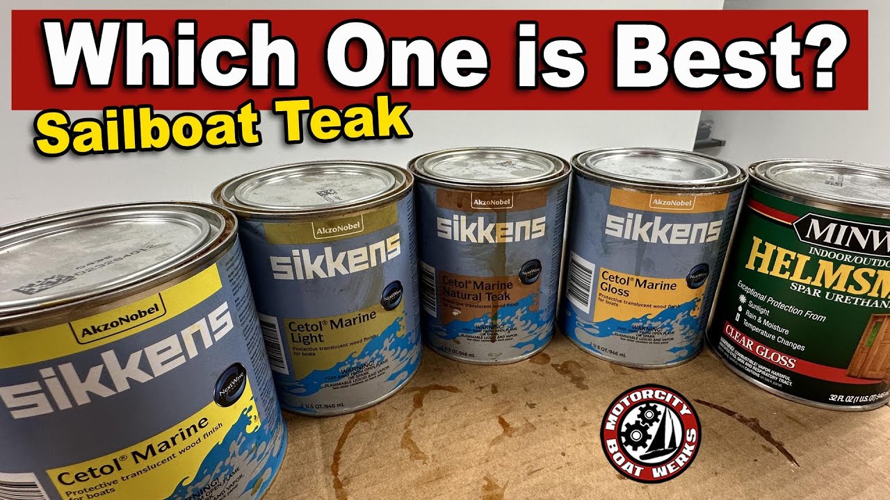 Restoring Sailboat Teak Sikkens Cetol Marine Experiment Trawler