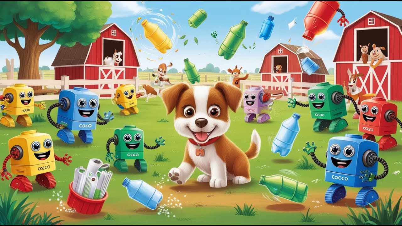 Coco y los robots recicladores