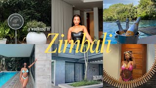 ZIMBALI VLOG 🌴 celebrating siweee k | luxury villa, dinner, games night \& more!