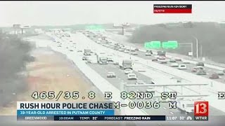 Pursuit ends in Putnam Co