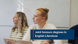 Joint honours degrees in English Literature at Newcastle University