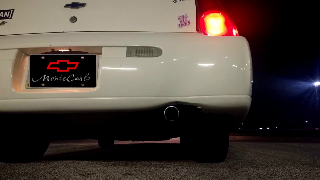 2004 Monte Carlo LS Straight Pipe Exhaust YouTube