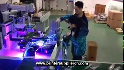 Ruler screen printer with Led Drying,LED UV dryer rulers screen printer
