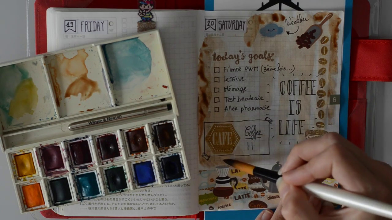 [Hobonichi Techo] Plan With Me - Coffee