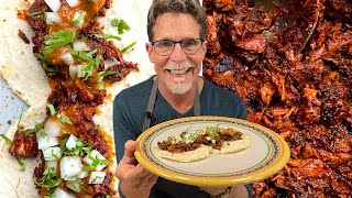 Chilorio aka Red Chile Pulled Pork from Sinaloa | Rick Bayless Taco Manual