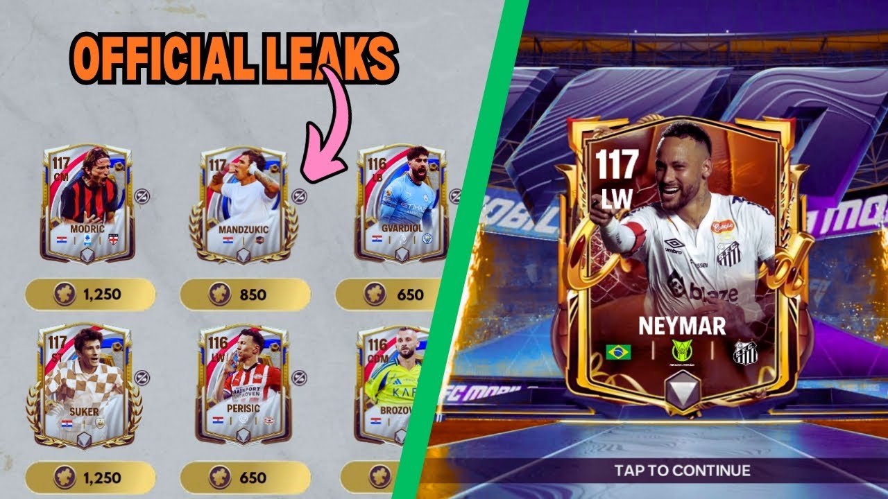 117 OVR Neymar & A Nation's Story: Croatia Finally Coming! Official Leaks | FC Mobile
