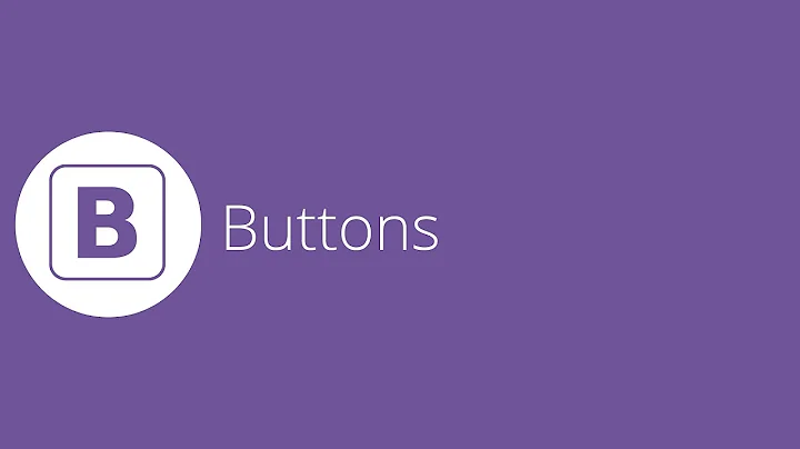 Bootstrap tutorial 11 - Buttons