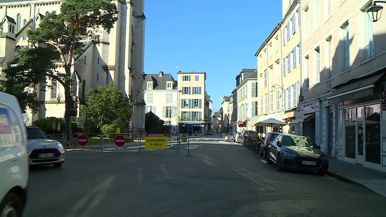 Incendie de Pau : le quartier du château partiellement fermé