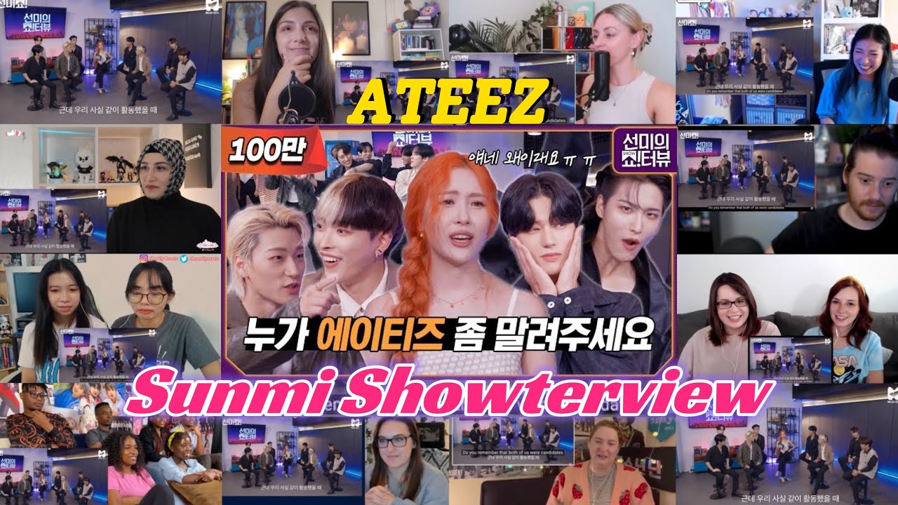 ATEEZ - [SUNMI SHOWTERVIEW] Ep.3 | REACTION MASHUP 