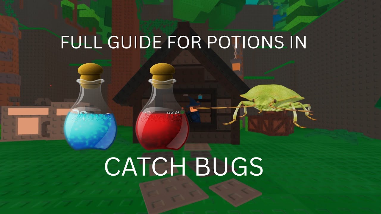 FULL GUIDE for potions in catch bugs - YouTube