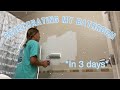 Redecorating my bathroom | in 3 days