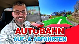 👉 Autobahn Auffahren und Abfahren mit 45 PS | Fahrschul-Tipps | darauf achtet der Prüfer