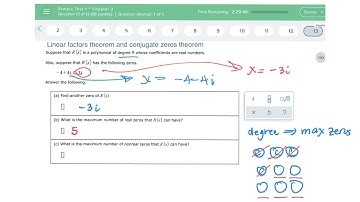 Linear factors theorem and conjugate zeros theorem