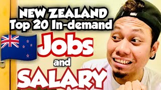 NEW ZEALAND IN DEMAND JOBS AND SALARY RANGE