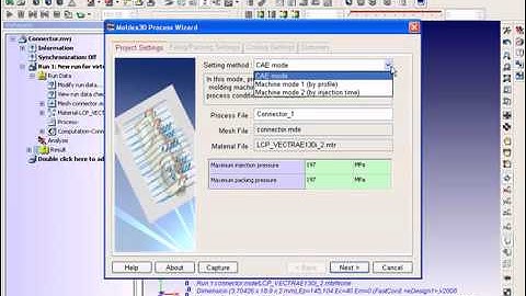 Moldex3D eDesign Demo Animation- Part 3: Create a new Run