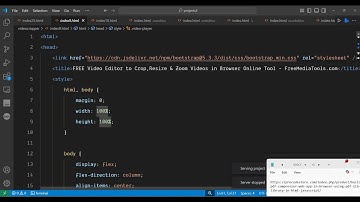 Build a FFMPEG WASM Video Cropper Editor to Crop & Zoom Videos in Browser Using HTML & JavaScript