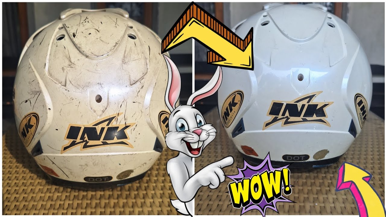 Untung ada cara bikin Helm Kusam jadi Kinclong