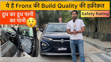 Maruti Fronx Build Quality Test | Fronx Safety Rating | Better then Brezza ?#fronx