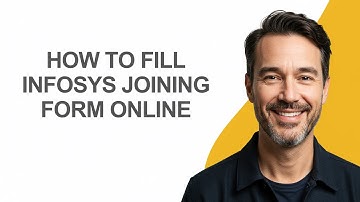 How to Fill Infosys Joining Form Online - KevinHowTo