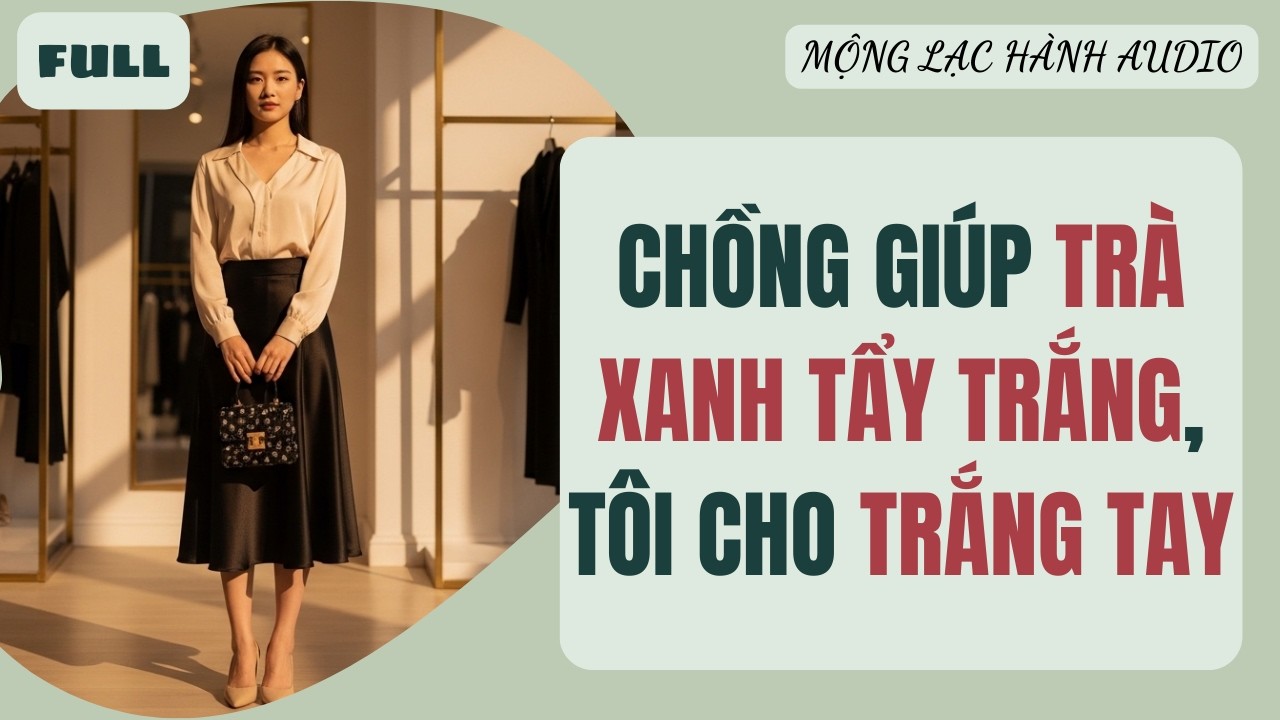 Full audio | Chồng Giúp Trà Xanh Tẩy Trắng, Tôi Cho Trắng Tay | Mộng Lạc Hành Audio
