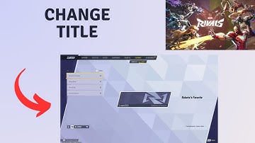 How to change NamePlate title in Marvel Rivals