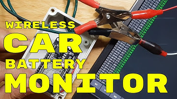 WIRELESS CAR BATTERY MONITORING SYSTEM USING ESP32 AS WIRELESS BLUETOOTH VOLTMETER
