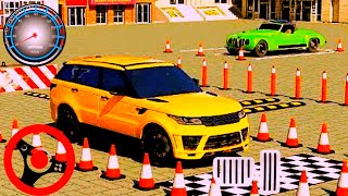 3D racer car parking after racing game - car parking in UK city game