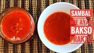 Sambal mie ayam bakso praktis mantab ...