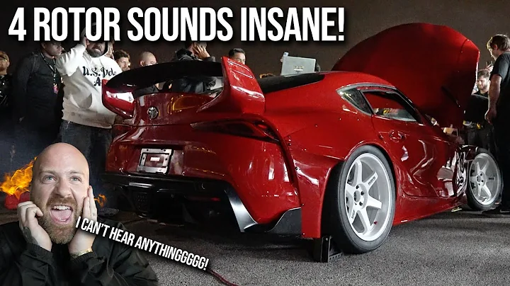 4 Rotor Supra First Start in Front of THOUSANDS - ...