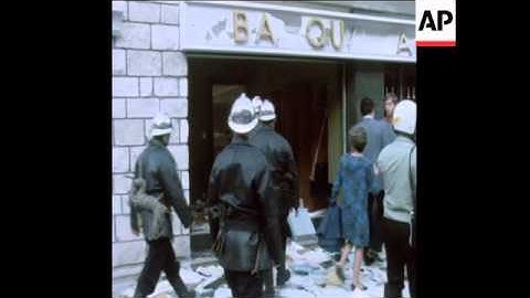 SYND 29/05/1970 AFTERMATH OF STUDENT PROTEST