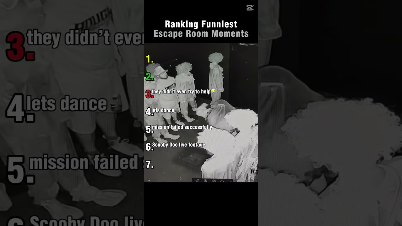 Ranking Funniest Escape Room Moments
