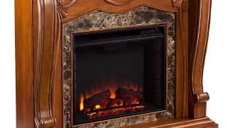 FE9664: Cardona Electric Fireplace - Walnut