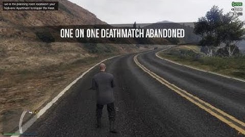 Gta Online 1V1 Deathmatch