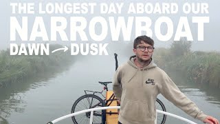 The Toughest Day Aboard Our NARROWBOAT - Locks, Tunnels and FOG!
