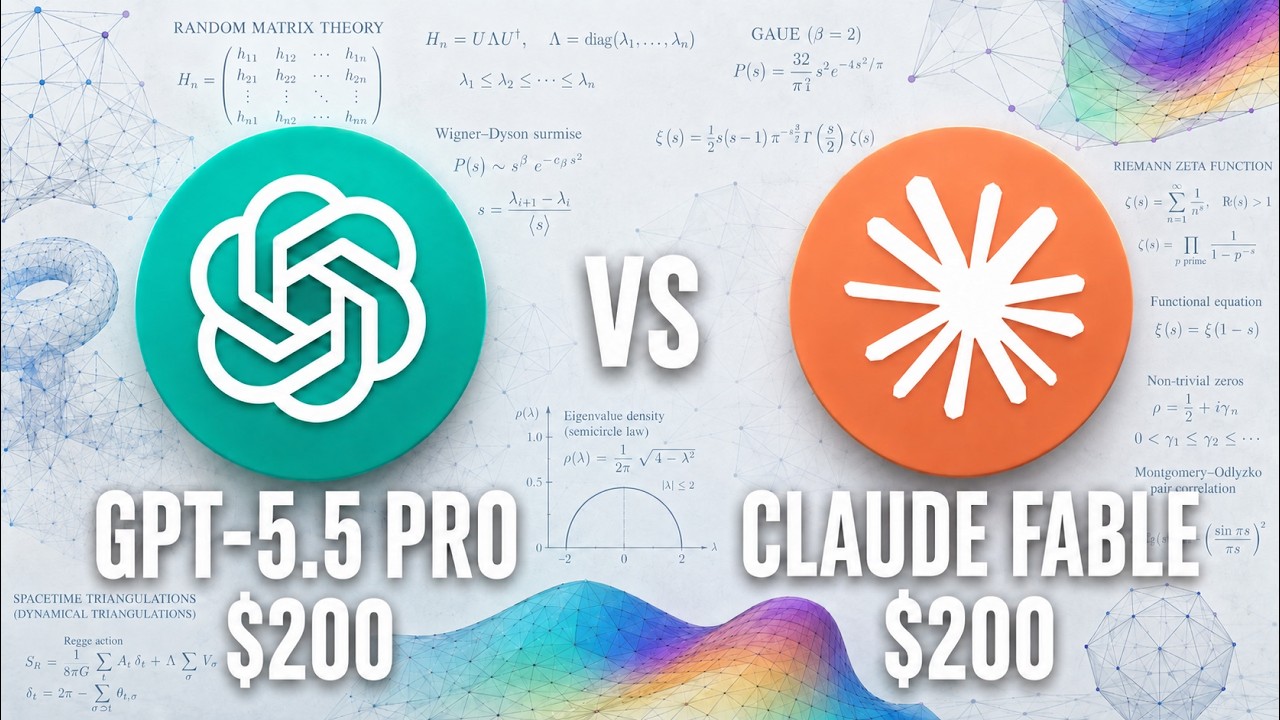We Tested $200 ChatGPT Pro and Claude on Research Math