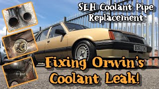 Vauxhall Cavalier SEH Metal Coolant Pipe replacement on Orwin, my 1984 mk2 Cavalier (Opel Ascona C)
