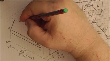 MECH100 - W2-A1 Example Problem #5 Sketching the Isometric