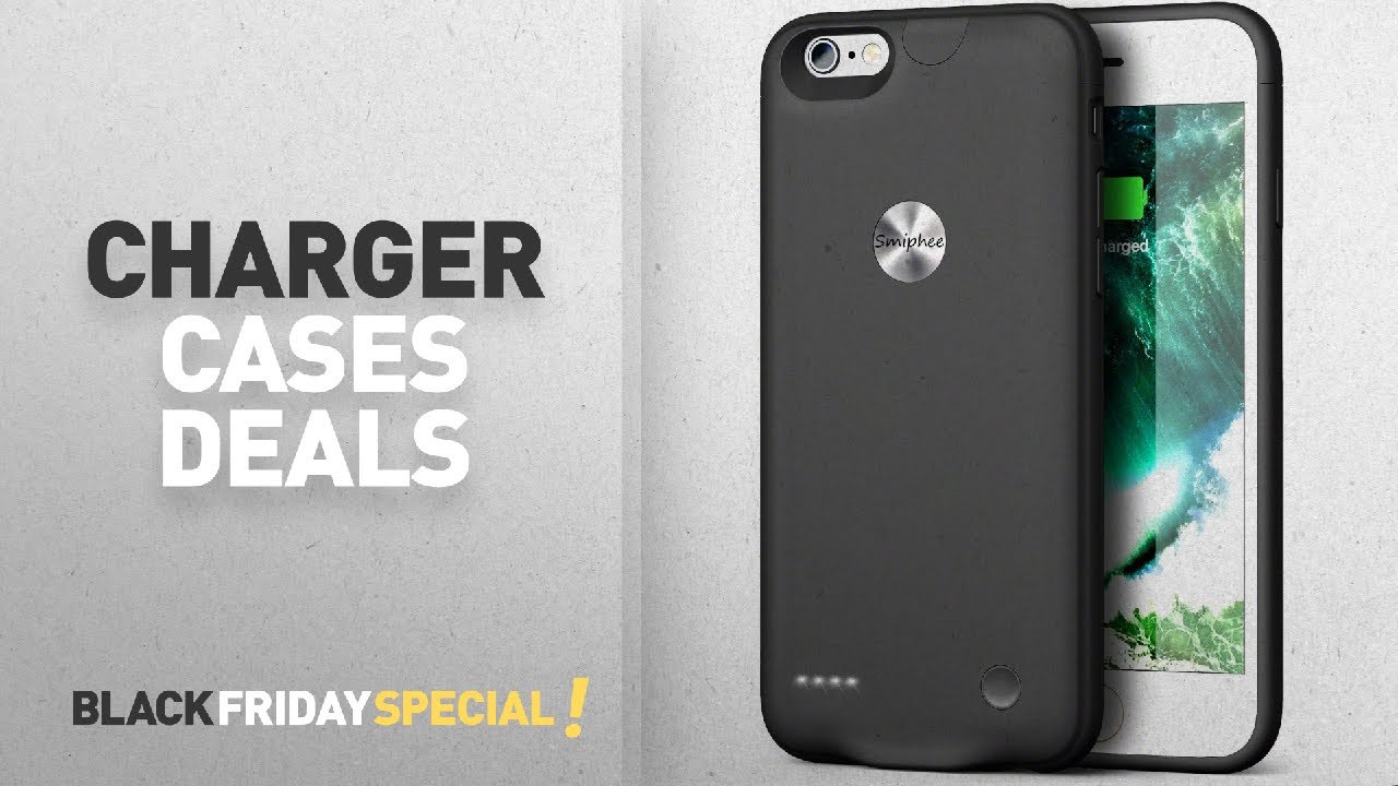 Top Black Friday Charger Cases: iPhone 6 6s Battery Case,Smiphee 2500mAh Portable Charging Case for