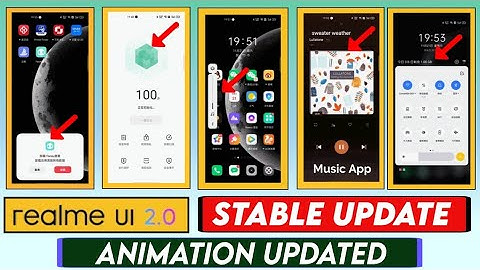 Realme UI 2.0 System Animation Updated | Realme UI 2.0 Stable Update | Realme UI 2.0 Update | Update